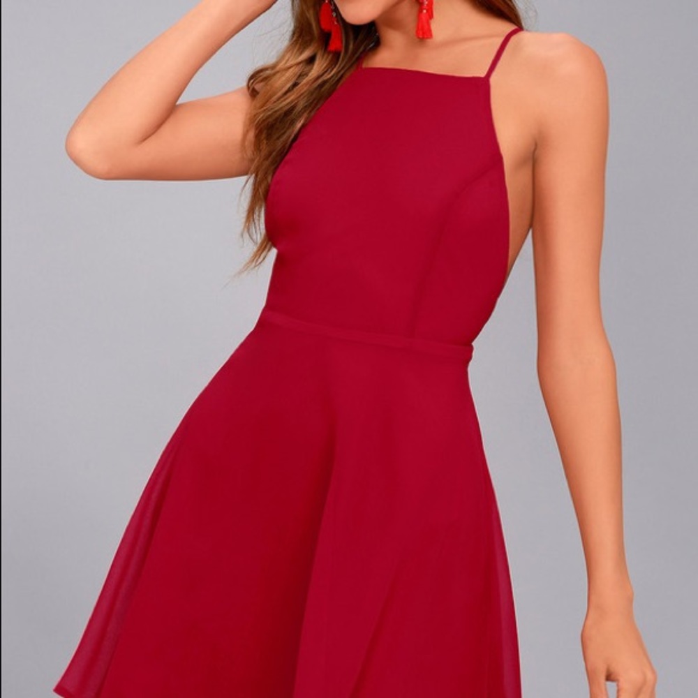 Lulus Letter of Love Backless Dress